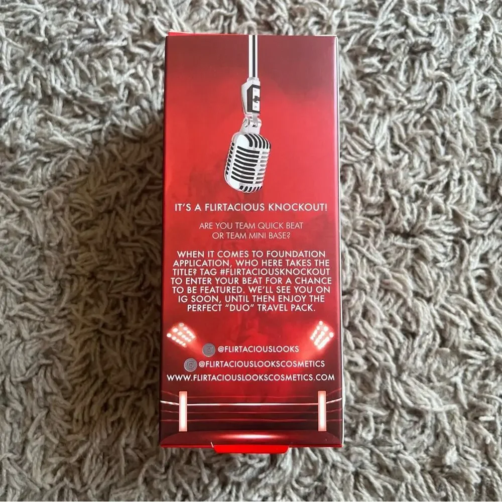 NWT! Flirtatious Looks Cosmetics The Perfect Duel: Foundation Travel Set